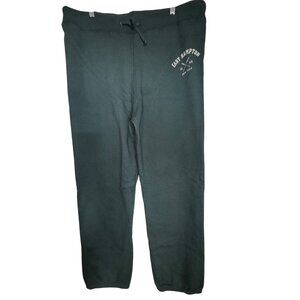 Men's East Hampton Green‎ Sweatpants By breezin Up Large Casual Pants Gym Retro